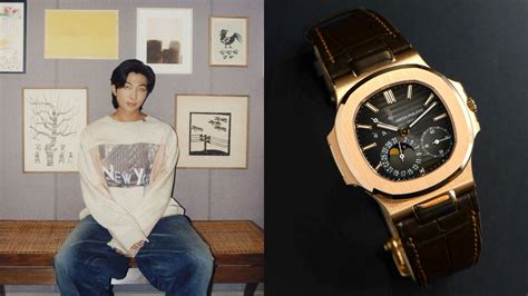 patek philippe rm|BTS' RM flaunts his Patek Philippe watch that costs a .